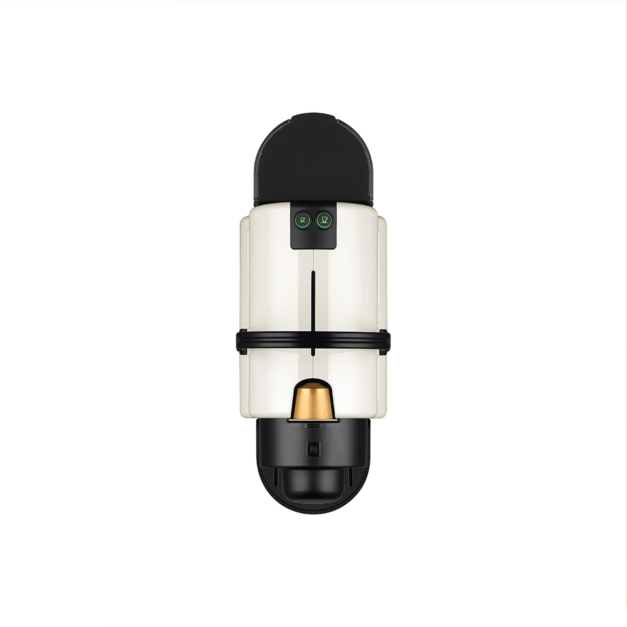 Machine à Café Espresso Blanche Nespresso Inissia XN100110 – 19 Bars, Préchauffage 25s