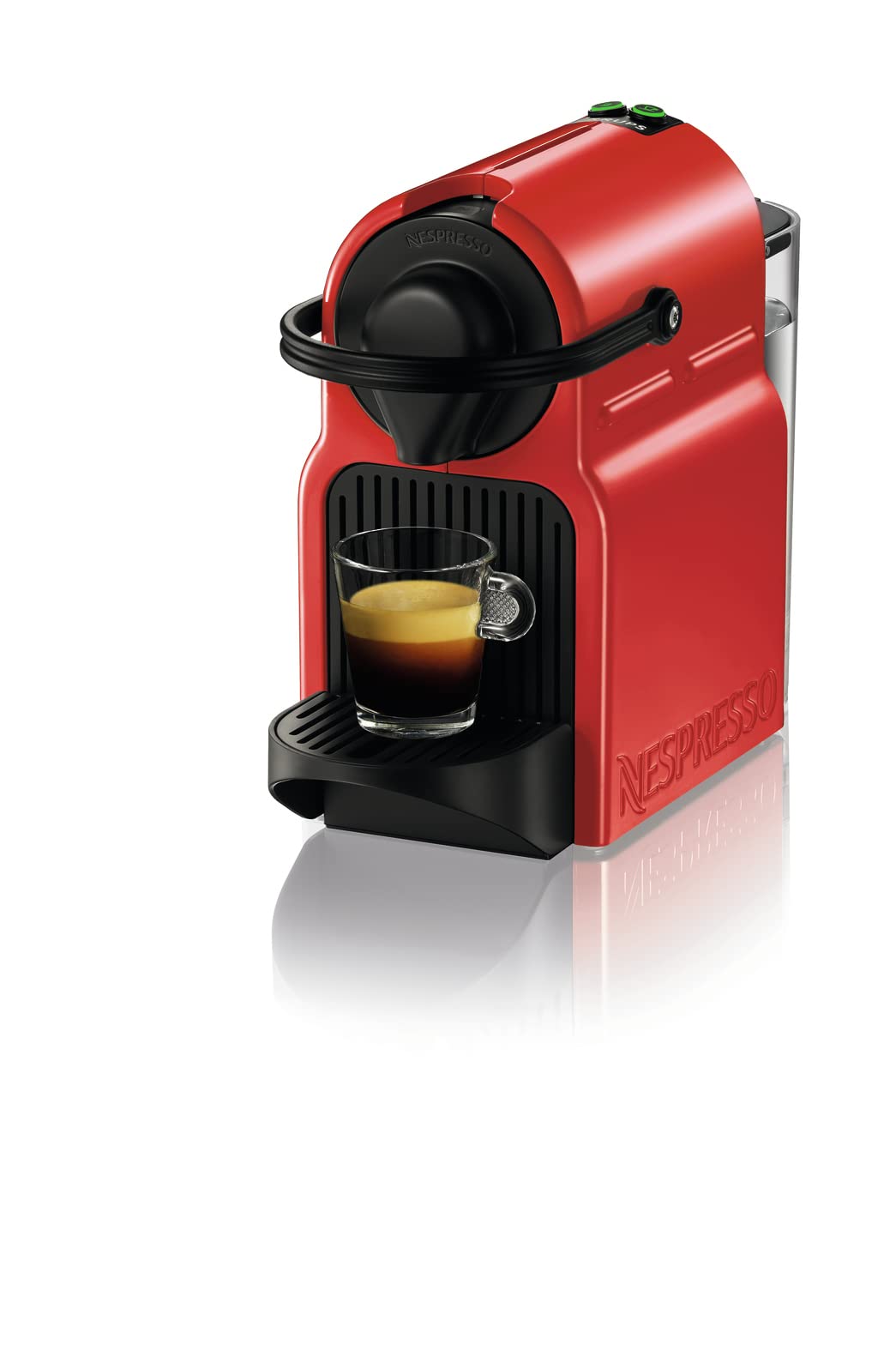 Machine à Café Nespresso Inissia Rouge XN100510 – Espresso & Lungo, 19 Bars, 0,7L