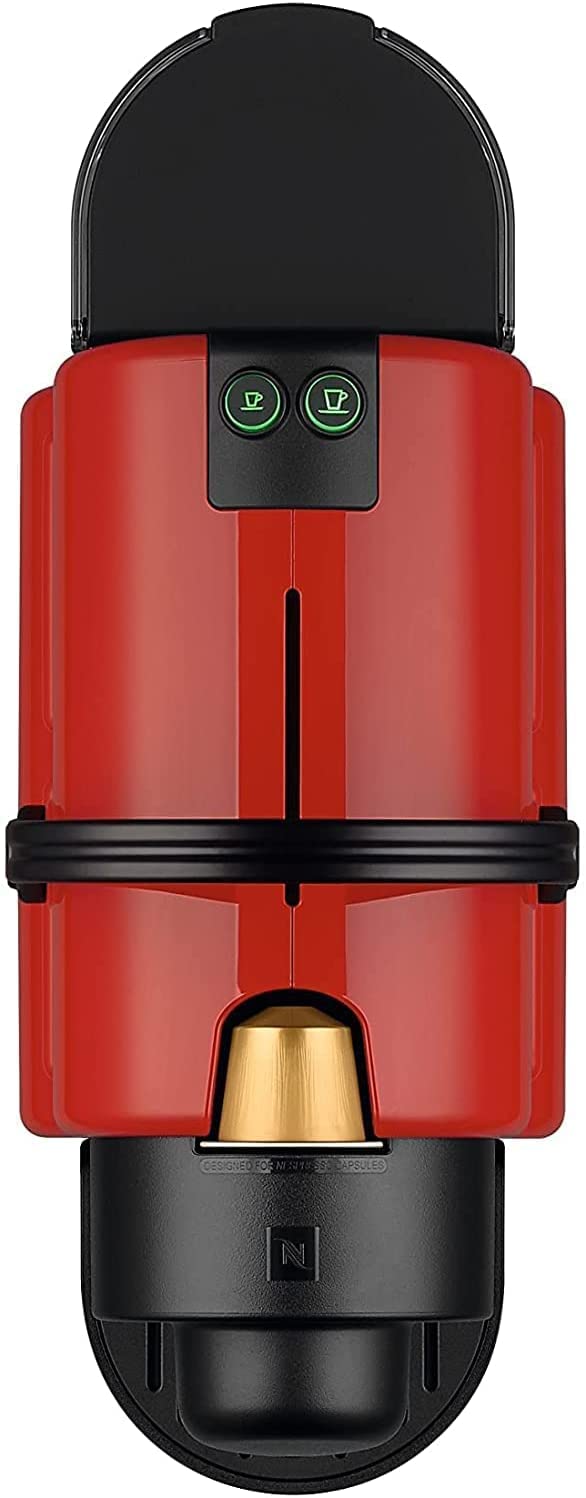 Machine à Café Nespresso Inissia Rouge XN100510 – Espresso & Lungo, 19 Bars, 0,7L