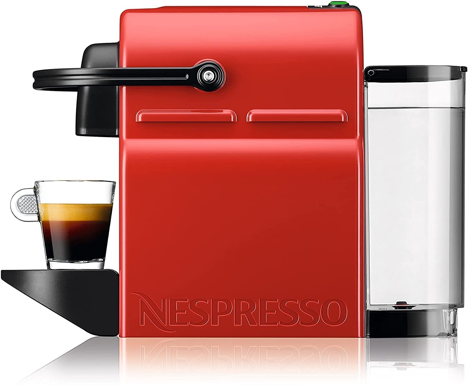 Machine à Café Nespresso Inissia Rouge XN100510 – Espresso & Lungo, 19 Bars, 0,7L