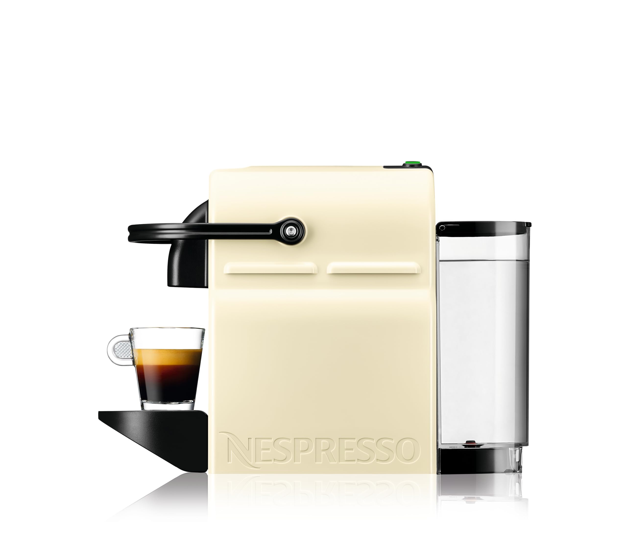 Nespresso Inissia Crème Vanille EN80.CW + Kit de Bienvenue – 19 Bars, Design Compact