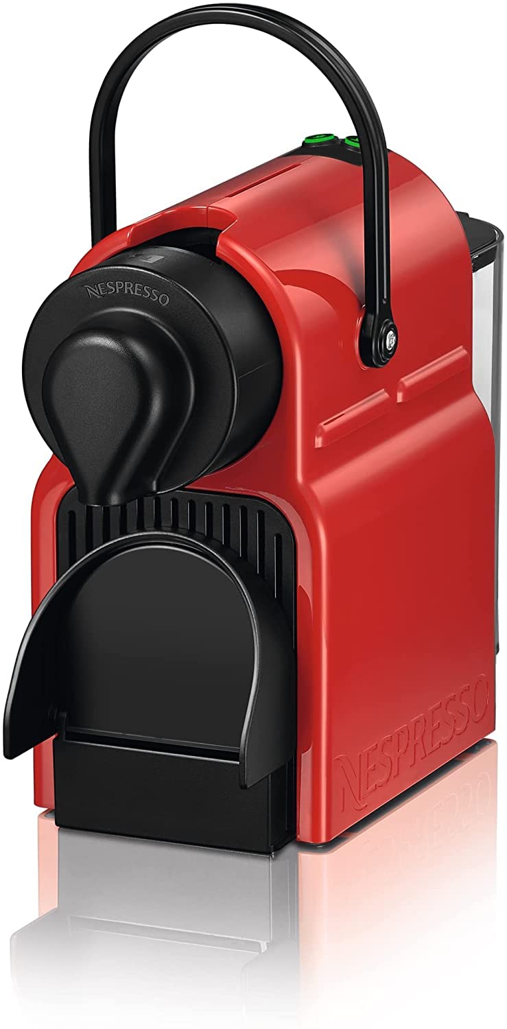Machine à Café Nespresso Inissia Rouge XN100510 – Espresso & Lungo, 19 Bars, 0,7L