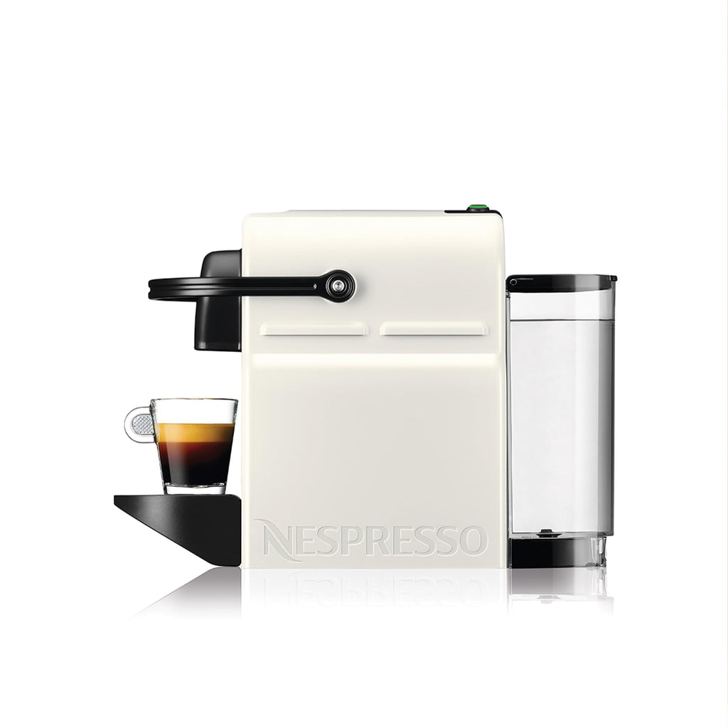 Machine à Café Espresso Blanche Nespresso Inissia XN100110 – 19 Bars, Préchauffage 25s