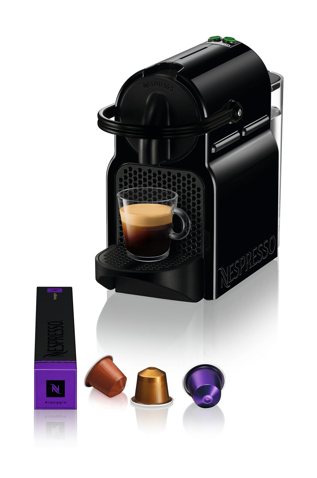 Nespresso Inissia Noir EN80.B + Kit de Bienvenue – 19 Bars, Espresso & Lungo
