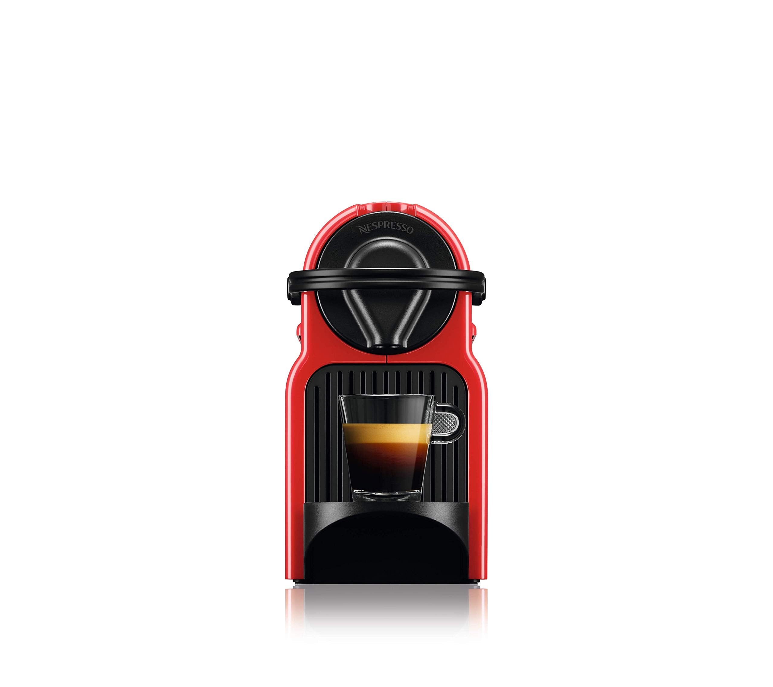 Nespresso Inissia Rouge YY1531FD – Cafetière Espresso Capsule, Design Compact